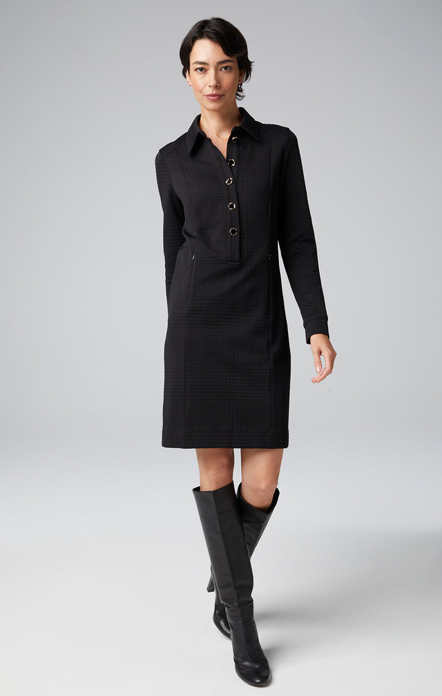 Lookbook image of a model wearing the Independence dress.