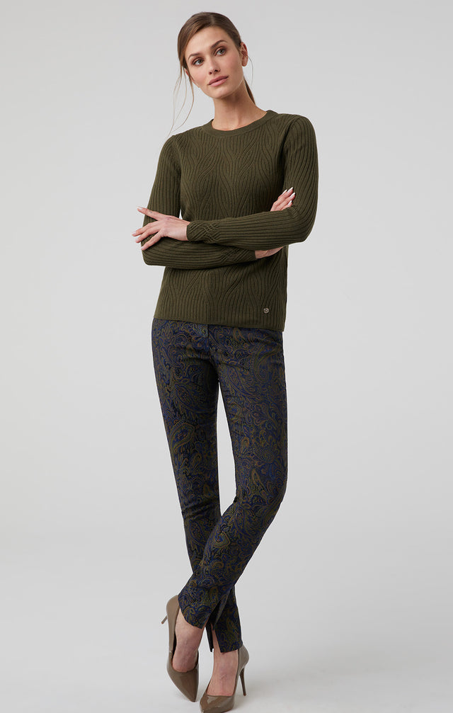 Maze - Moving Rib Cashmere Sweater - Lookbook Image