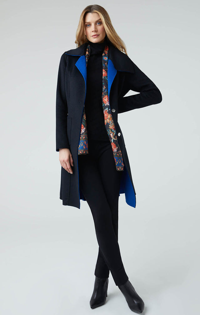  Priscilla -  Floral-Print, Silk-Softened Wool Twill Scarf - Lookbook Image