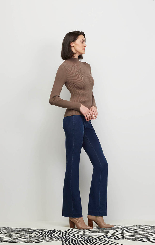 Invited - Mock Turtleneck Ribbed Sweater - Ecomm Image