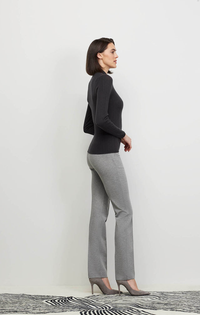 Artisitry-Chr - Varied-Rib Cashmere Mock Turtleneck - Ecomm Image