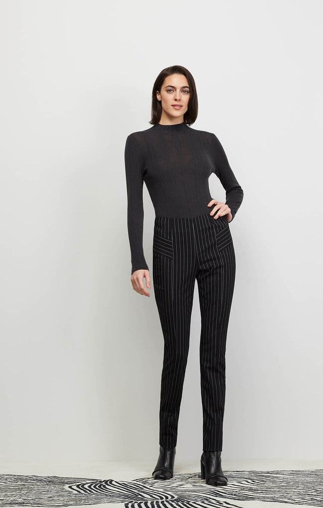 Mackintosh - Stretch Italian Twill Pinstripe Pants  - Ecomm Image