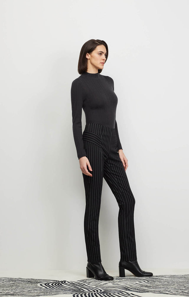 Mackintosh - Stretch Italian Twill Pinstripe Pants  - Ecomm Image