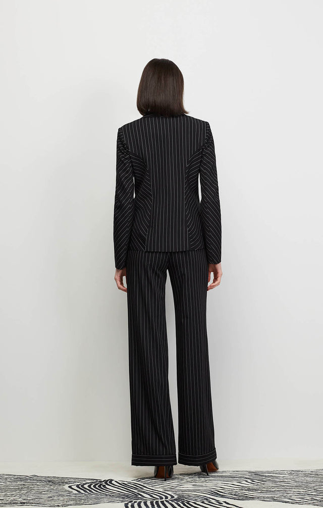 Mackintosh - Stretch Italian Twill Pinstripe Blazer - Ecomm Image