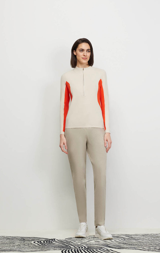 Original - Colorblock Pullover Zip Sweater - Ecomm Image