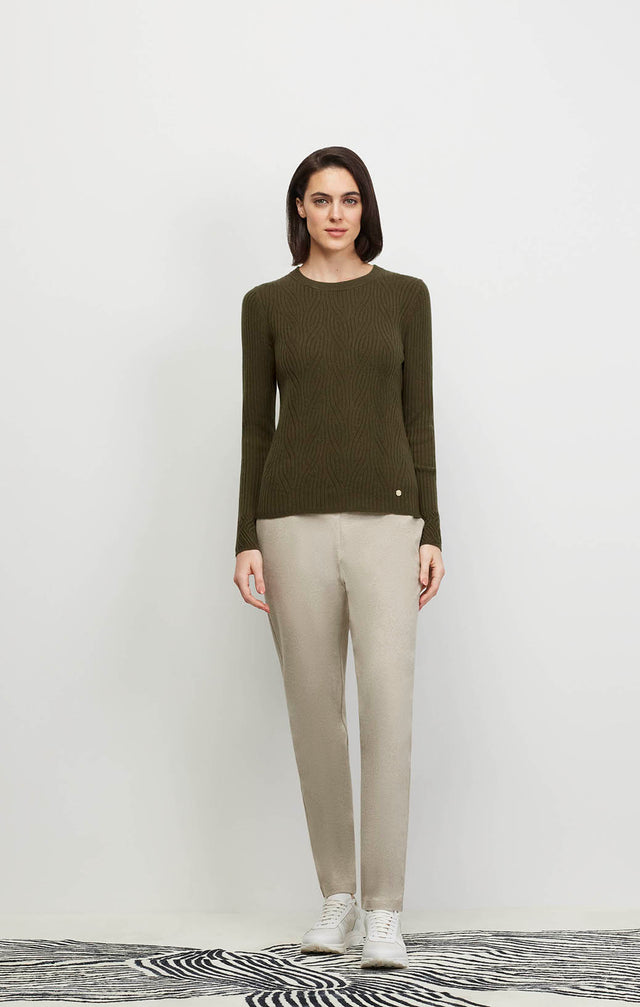 Maze - Moving Rib Cashmere Sweater - Ecomm Image