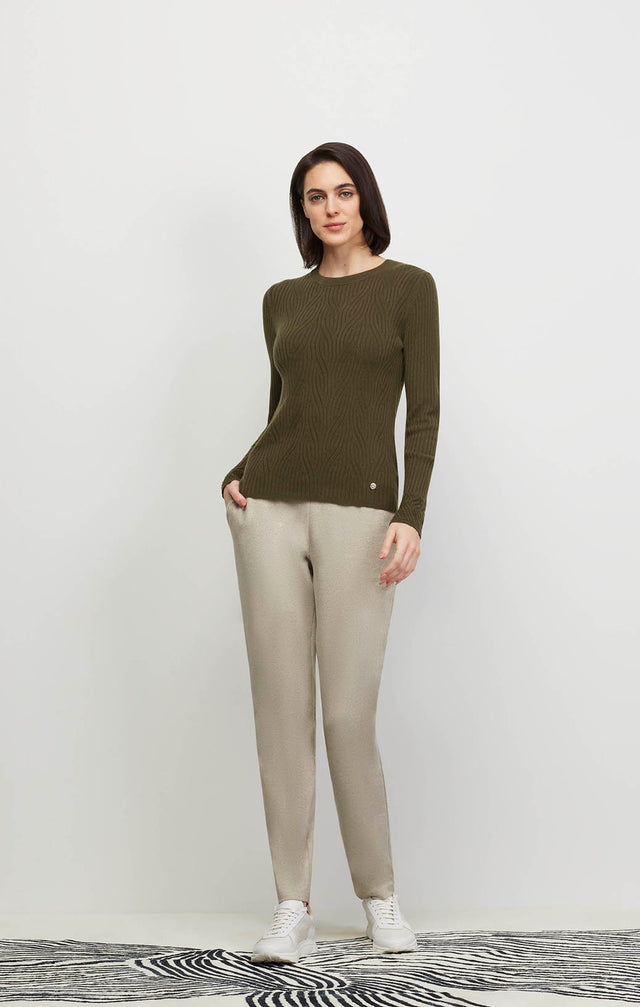 Maze - Moving Rib Cashmere Sweater - Ecomm Image