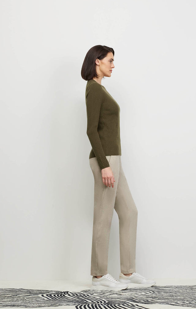 Maze - Moving Rib Cashmere Sweater - Ecomm Image