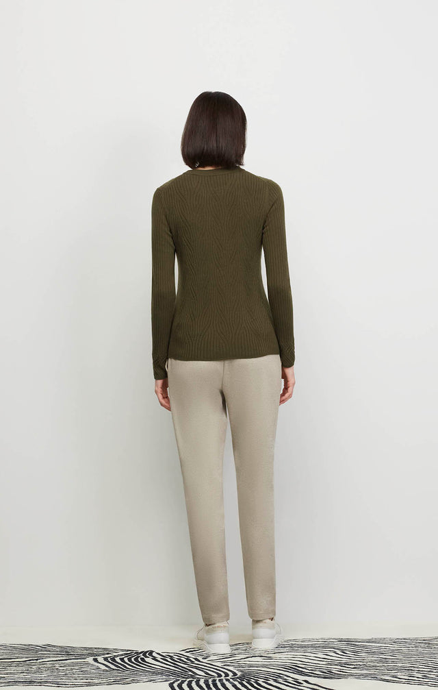 Maze - Moving Rib Cashmere Sweater - Ecomm Image