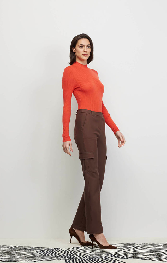 Serendipity - Stretch Cotton Sateen Utility Pants - Ecomm Image