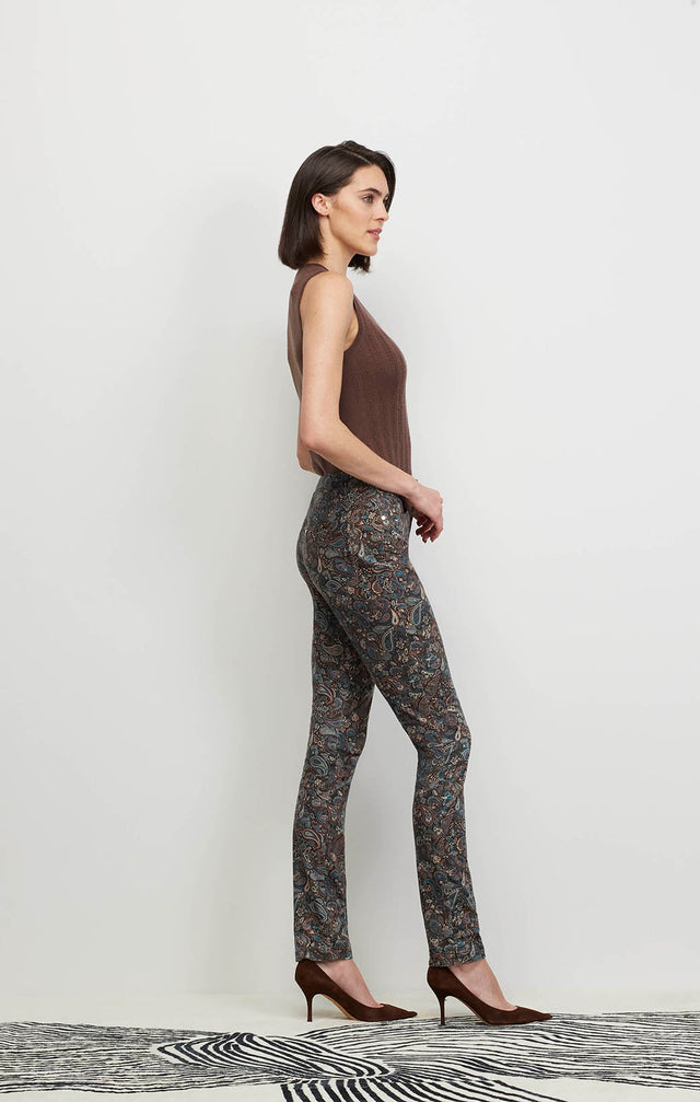 Pasha - Jeans In Printed Spanish Velvet - Ecomm Image