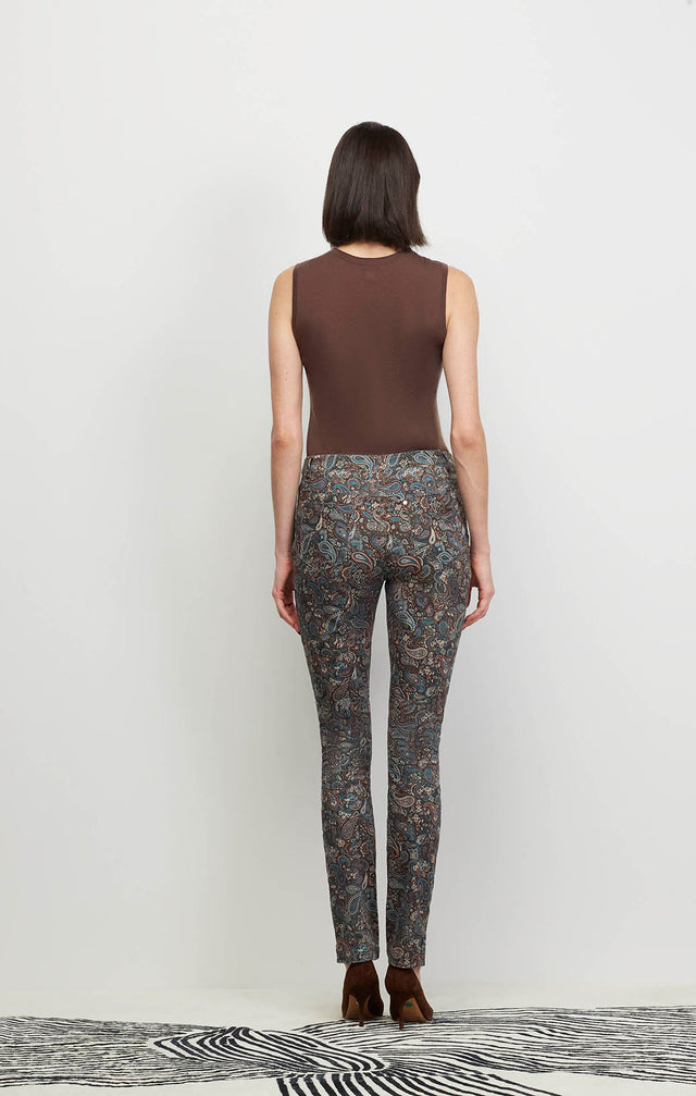 Pasha - Jeans In Printed Spanish Velvet - Ecomm Image