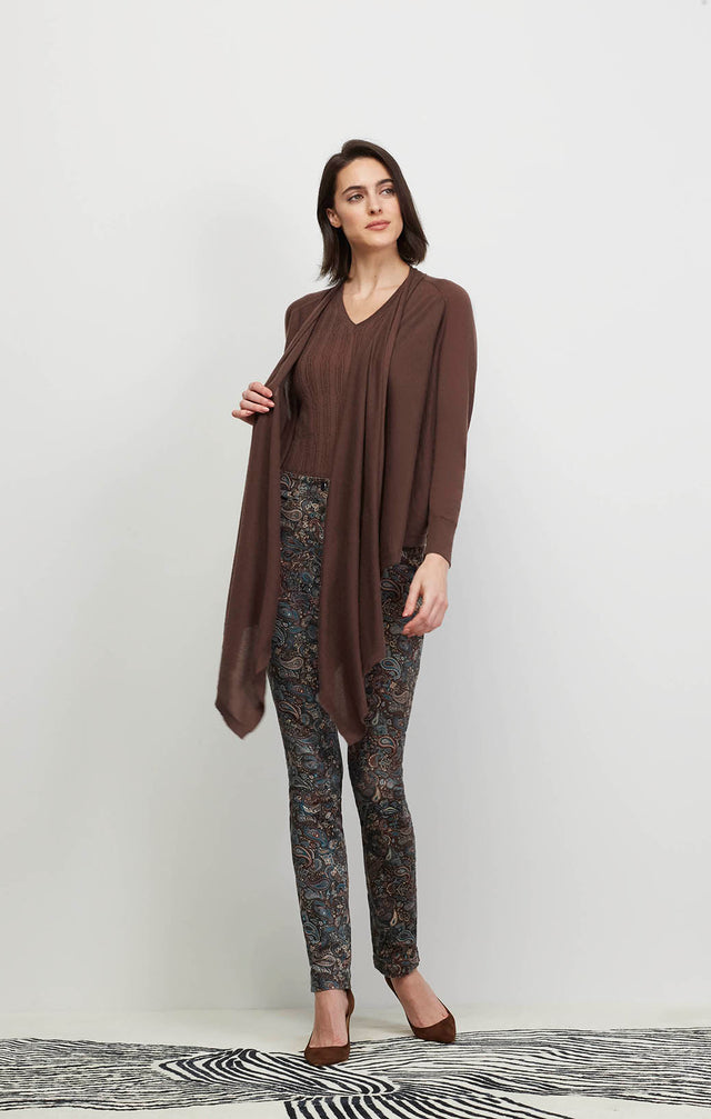 Zandra I - Cascade-Front Cashmere Cardigan - Ecomm Image