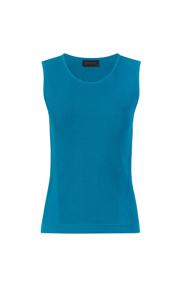 Peacock - Pullover Ribbed Sweater Shell - Product Image