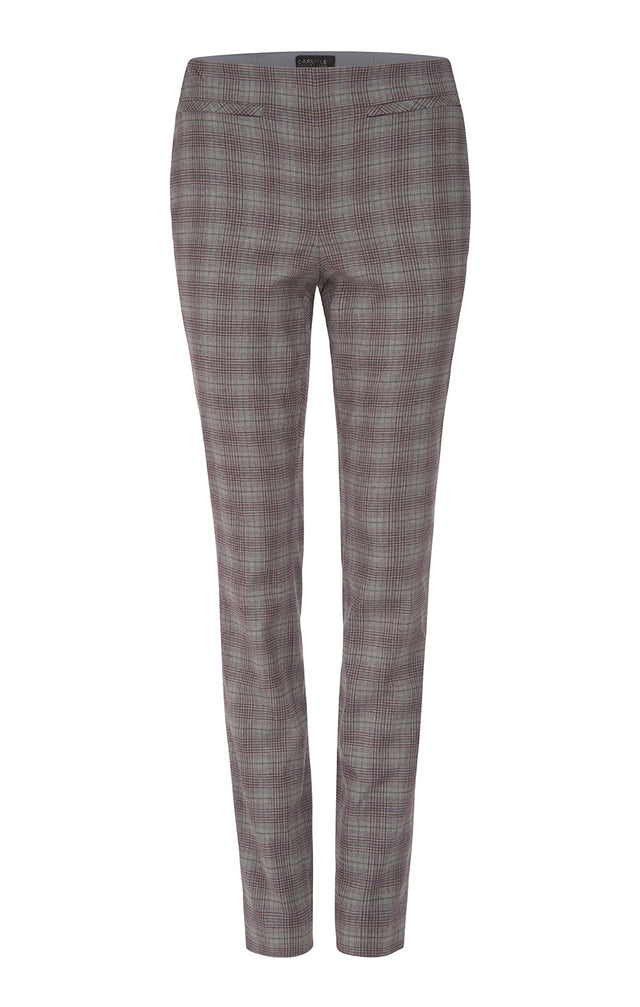 Ashbee - Italian Stretch Flannel Plaid Trousers - Product Image