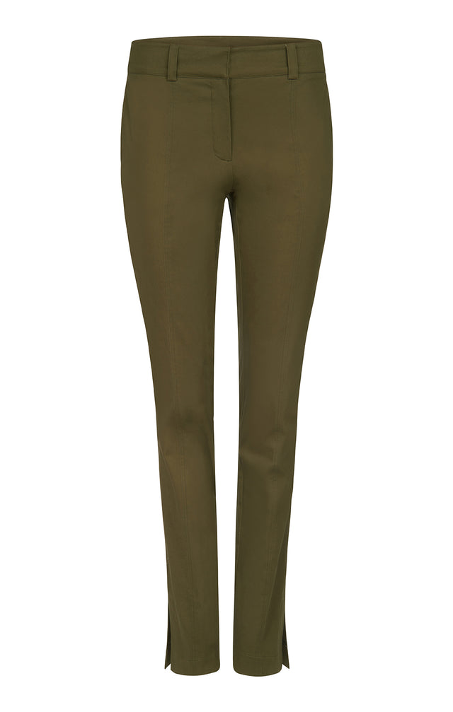 Compatible - Stretch Cotton Sateen Pants - Product Image