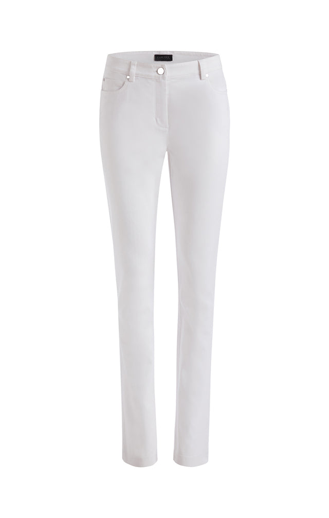 Ravishing-Wht - Stretch Cotton Pull-On Jeggings - IMAGE