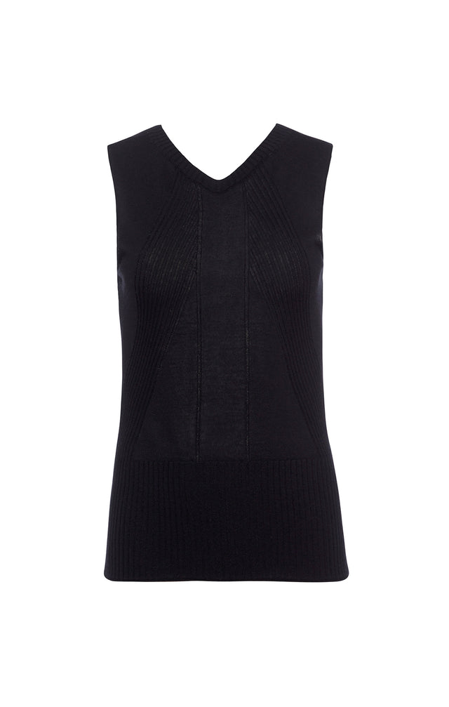 Reinhardt - Reversible Black Cashmere Shell