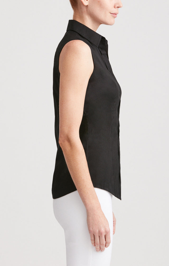 Gwen - Sleeveless Cotton Blouse