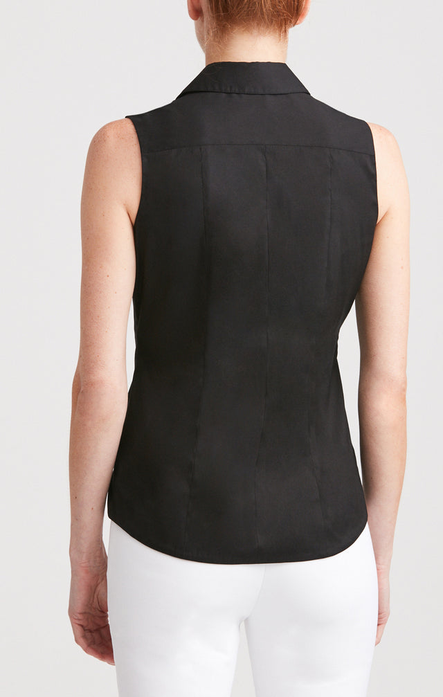 Gwen - Sleeveless Cotton Blouse